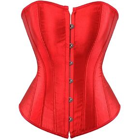 Blidece Women's Fashion Sexy Vintage Underbust Corset Bustier Waist Cincher With G-String S-6XL in Kuwait