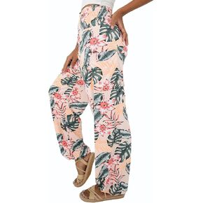 Anthika Women's Harem Pants High Waist Hippie Boho Yoga Palazzo Casual with Pockets