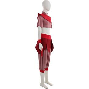 Cosplay.fm Women's Anime Cosplay Costume Female Kungfu Wear Suit with Wrist Support and Headwear in Saudi Arabia