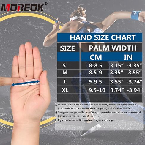 MOREOK Cycling Gloves Bike Gloves for Men/Women-[Breathable Anti-Slip 5MM Gel Pad] Biking Gloves Full Finger Road Bike MTB Bicycle Gloves-for Cycling/Fitness/Motorcycle/Gym/Training/Outdoor Sports in Kuwait