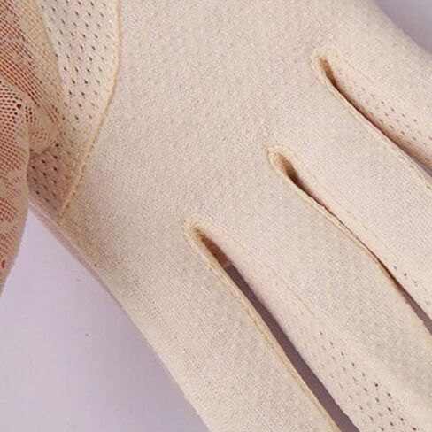 قفازات KADBLE النسائية للقيادة الواقية من الشمس، قفازات صيفية من الدانتيل تعمل باللمس للاستخدام الخارجي in Kuwait