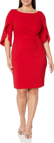 DKNY Women's Open Sleeve Ruched Sheath Dress in Saudi Arabia