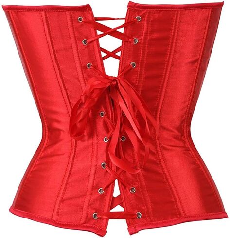 Blidece Women's Fashion Sexy Vintage Underbust Corset Bustier Waist Cincher With G-String S-6XL in Kuwait