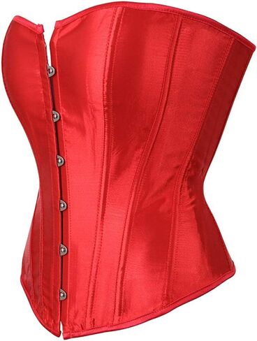 Blidece Women's Fashion Sexy Vintage Underbust Corset Bustier Waist Cincher With G-String S-6XL in Kuwait