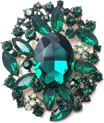 Flower Brooch Pin Costume Jewelry Accessory Gold Tone in Saudi Arabia