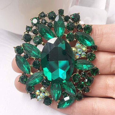 Flower Brooch Pin Costume Jewelry Accessory Gold Tone in Saudi Arabia