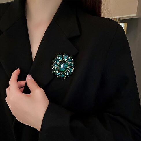 Flower Brooch Pin Costume Jewelry Accessory Gold Tone in Saudi Arabia