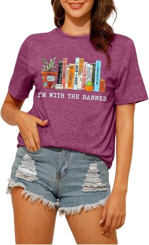 FYAPHION It’s a Good Day to Read A Book Shirt Womens Graphic Tees Book Lovers Tshirts Teacher Bookworm Reading Shirts S-XXL in Kuwait