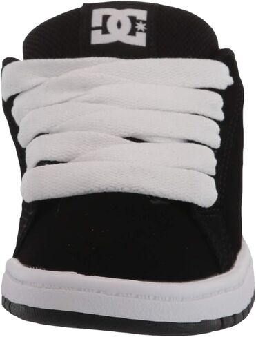 DC Boy's Court Graffik Skate Shoe, Black/White, 7 M US in Saudi Arabia