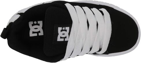 DC Boy's Court Graffik Skate Shoe, Black/White, 7 M US in Saudi Arabia