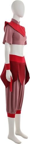 Cosplay.fm Women's Anime Cosplay Costume Female Kungfu Wear Suit with Wrist Support and Headwear in Saudi Arabia