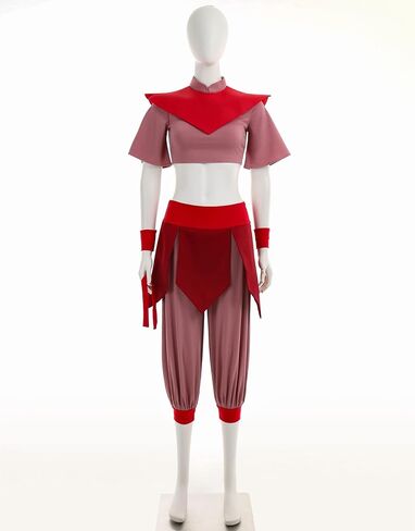 Cosplay.fm Women's Anime Cosplay Costume Female Kungfu Wear Suit with Wrist Support and Headwear in Saudi Arabia