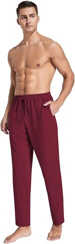 بنطال الركض الكاجوال للرجال من PEGENO مع جيوب وبنطال رياضي بخصر مطاطي in Kuwait