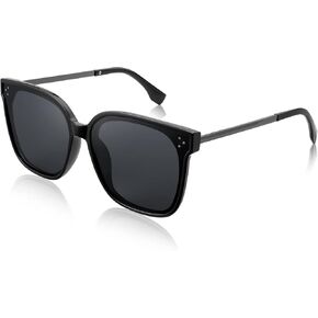 FEISEDY Sunglasses Womens, Oversized Retro Square Polarized Sunglasses, Trendy Shades UV400 B2901