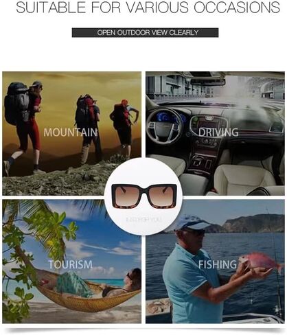 NLEYANB 6 Packs Wholesale Y2K Oversized B Rectangle Square Sunglasses Bulk for Women Men UV400 in Kuwait