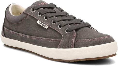 Taos Moc Star 2 Women's Sneaker - Fresh Canvas Design with Removable Footbed, Arch Support and Durable Lightweight Outsole for All Day Walking and Everyday Style Graphite Distressed 8 M US in Kuwait