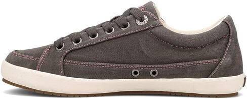 Taos Moc Star 2 Women's Sneaker - Fresh Canvas Design with Removable Footbed, Arch Support and Durable Lightweight Outsole for All Day Walking and Everyday Style Graphite Distressed 8 M US in Kuwait
