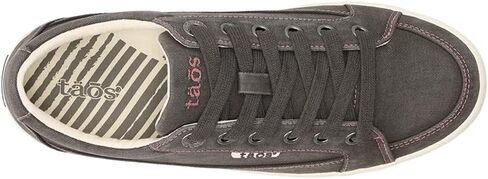 Taos Moc Star 2 Women's Sneaker - Fresh Canvas Design with Removable Footbed, Arch Support and Durable Lightweight Outsole for All Day Walking and Everyday Style Graphite Distressed 8 M US in Kuwait