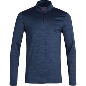 Spyder Men's Active Shirt - Quarter Zip Long Sleeve Fitted Performance Pullover - 1/4 Zip Camo Workout Top for Men (S-XL)