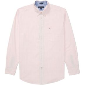 Tommy Hilfiger Men's Adaptive Magnetic Stretch Long Sleeve Button Down Shirt in Saudi Arabia