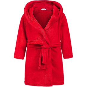 PopClotre Kids Boys Girls Flannel Bathrobes Soft Hooded Robes in Saudi Arabia