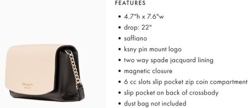 Staci small flap crossbody bag in Saudi Arabia
