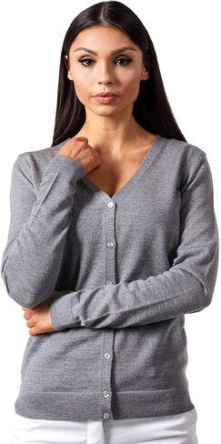 سترة KNITTONS النسائية من الكشمير الناعم من صوف ميرينو 270 جرام سترة صوفية in Kuwait