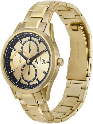 A|X Armani Exchange Multifunction Watch for Men with Leather or Stainless Steel Band in Kuwait