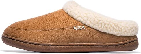 شباشب نسائية مريحة من NewDenber NDB مصنوعة من الإسفنج الذكي من الجلد السويدي تشبه الصوف الغامض مبطنة بالصوف سهلة الارتداء في الأماكن المغلقة والمفتوحة أحذية منزلية in Kuwait