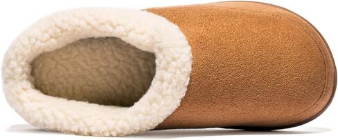 شباشب نسائية مريحة من NewDenber NDB مصنوعة من الإسفنج الذكي من الجلد السويدي تشبه الصوف الغامض مبطنة بالصوف سهلة الارتداء في الأماكن المغلقة والمفتوحة أحذية منزلية in Kuwait