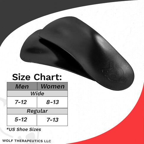 Dr. Wolf Arch Support Orthotic Inserts: Doctor Developed Plantar Fasciitis Insoles for Men, Arch Support Insoles for Women, Heel Pain and Foot Arch Supports (Men's 5/6, Women's 7) in Kuwait