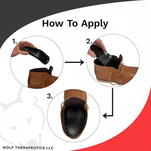 Dr. Wolf Arch Support Orthotic Inserts: Doctor Developed Plantar Fasciitis Insoles for Men, Arch Support Insoles for Women, Heel Pain and Foot Arch Supports (Men's 5/6, Women's 7) in Kuwait