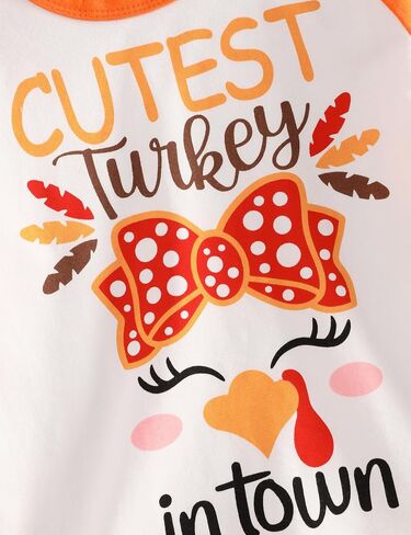 Thanksgiving Shirt Baby Coolest Turkey in Town Turkey Print Thanksgiving Clothes for Toddler Boy in Kuwait