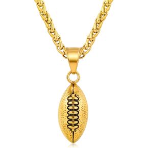 Hanreshe Soccer Ball Necklace Pendant for Girls Sports Jewelry 14K gold Soccer Cross Necklace for Boys Soccer Player Gifts