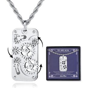 chrishine الحياة قلادة للرجال الأولاد، قلادة تململ بارد الذكرى السنوية عيد ميلاد عيد الحب هدايا عيد الميلاد له صديقها الزوج ابن حفيد الأخ الأب in Kuwait