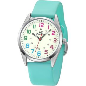 oyeaho Nurse Watch for Nurse Doctors Medical Professionals Students Men Women Unisex Easy to Read Luminous Dial Second Hand Watch for Nurses Water Resistant Silicone Strap