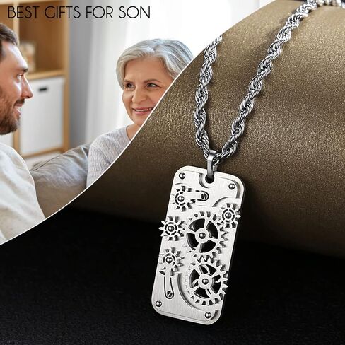 chrishine الحياة قلادة للرجال الأولاد، قلادة تململ بارد الذكرى السنوية عيد ميلاد عيد الحب هدايا عيد الميلاد له صديقها الزوج ابن حفيد الأخ الأب in Kuwait