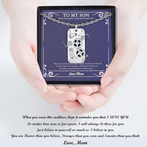 chrishine الحياة قلادة للرجال الأولاد، قلادة تململ بارد الذكرى السنوية عيد ميلاد عيد الحب هدايا عيد الميلاد له صديقها الزوج ابن حفيد الأخ الأب in Kuwait