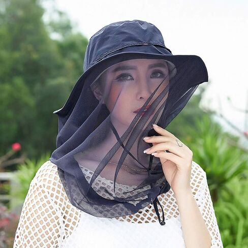 قبعة شبكية لرأس البعوض، قبعة سفاري للشمس مع غطاء شبكي للحماية من الحشرات in Kuwait