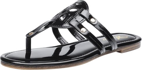 Athlefit Womens Flat Sandals Flip Flops Casual Slip on Comfortable Thong Beach Sandal for Women Dressy in Kuwait