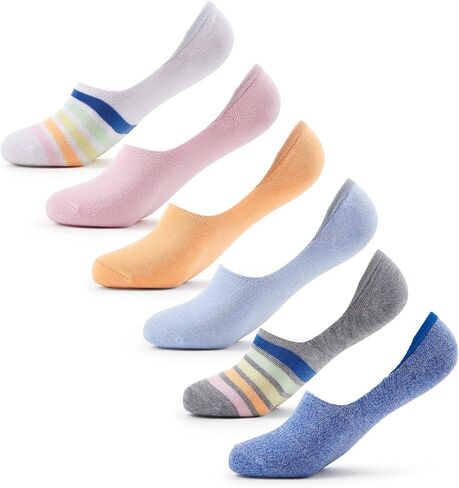 Keds Women's Low Cut Sneaker Signature Knit No Show Sock Liners 6 Pairs in Saudi Arabia