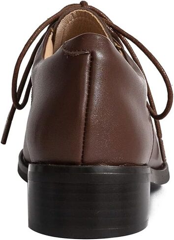 ONEENO Women's Classic Lace-up Leather Oxford in Kuwait