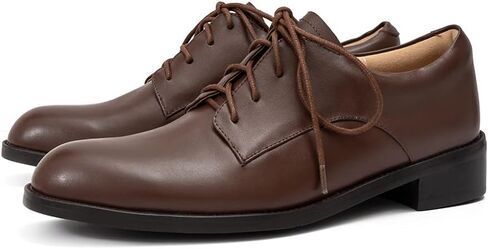 ONEENO Women's Classic Lace-up Leather Oxford in Kuwait