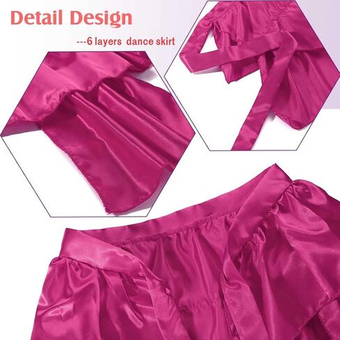 TWINKLEDE Women's Costume Skirt Belly Dance Hip Scarf Latin Dance Skirts Festival Party Skirt for Adult Girls in Saudi Arabia