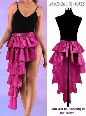 TWINKLEDE Women's Costume Skirt Belly Dance Hip Scarf Latin Dance Skirts Festival Party Skirt for Adult Girls in Saudi Arabia