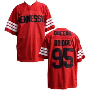 قميص كرة القدم للرجال من Qimei رقم 95، قميص أحمر مخيط S-5XL in Kuwait