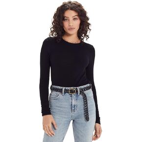 Goldie Lewinter Women's Ribbed Long Sleeve Tee