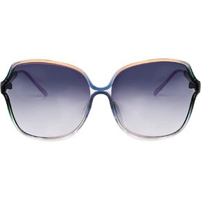 FEISEDY Oversized Butterfly Sunglasses for Women Retro Frame UV Protection Gradient Lens Sunnies B9022