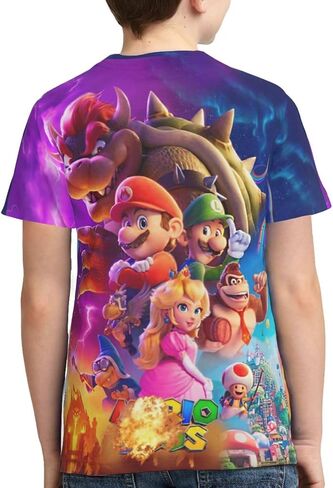 Kids Anime Shirt Cosplay Short Sleeve Fashion Cartoon Novelty T-Shirt 3D Shirt Boys' and Girls' Clothing in Saudi Arabia