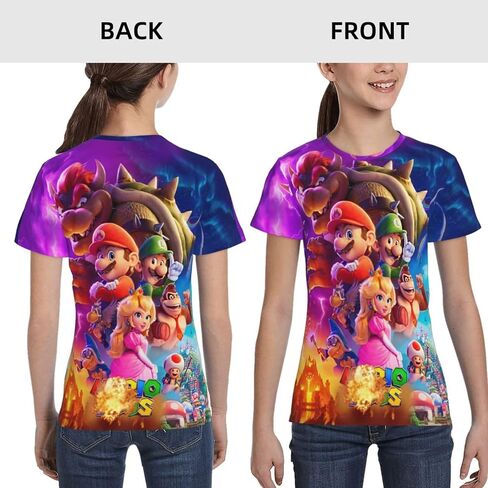 Kids Anime Shirt Cosplay Short Sleeve Fashion Cartoon Novelty T-Shirt 3D Shirt Boys' and Girls' Clothing in Saudi Arabia